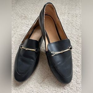 Loft Black Loafers